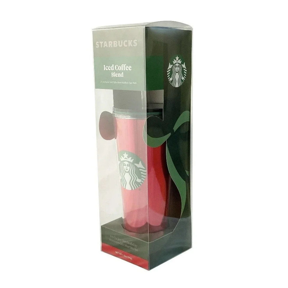 Starbucks Limited‎ Edition 24oz Double Wall Tumbler Cold To Go Cup Coffee Bundle